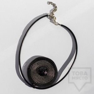 Ръчно изработено колие Zipper Style - млечен път