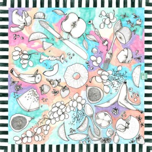 Шал asakapop - eat your fruit