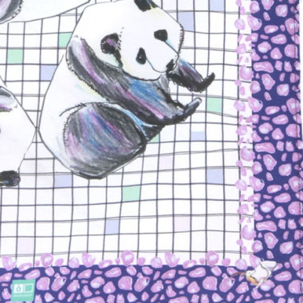 Шал asakapop - panda