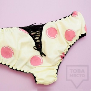 Луксозно дамско бельо Beti - розови точки