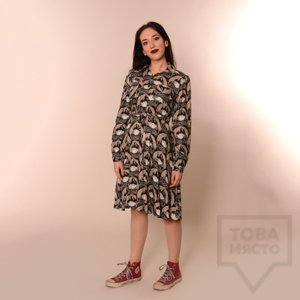 Дизайнерска рокля Review - цветя