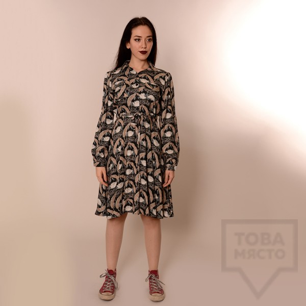 Дизайнерска рокля Review - цветя