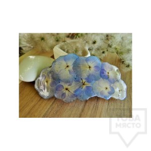 Дизайнерска шнола за коса Megan Flower - хортензия