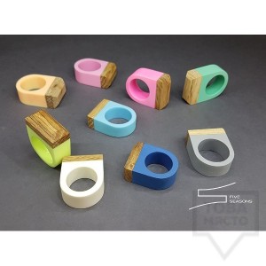 Дизайнерски пръстен Five seasons - colorfullness