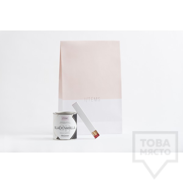 Луксозна ароматна свещ I/TEMS - Black Vanilla