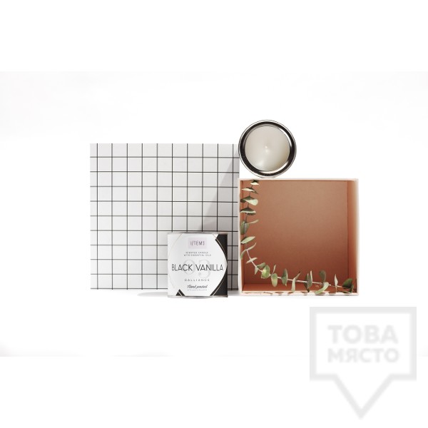 Луксозна ароматна свещ I/TEMS - Black Vanilla