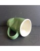 Ръчно изработена порцеланова чаша Korchev Design Studio - big green can