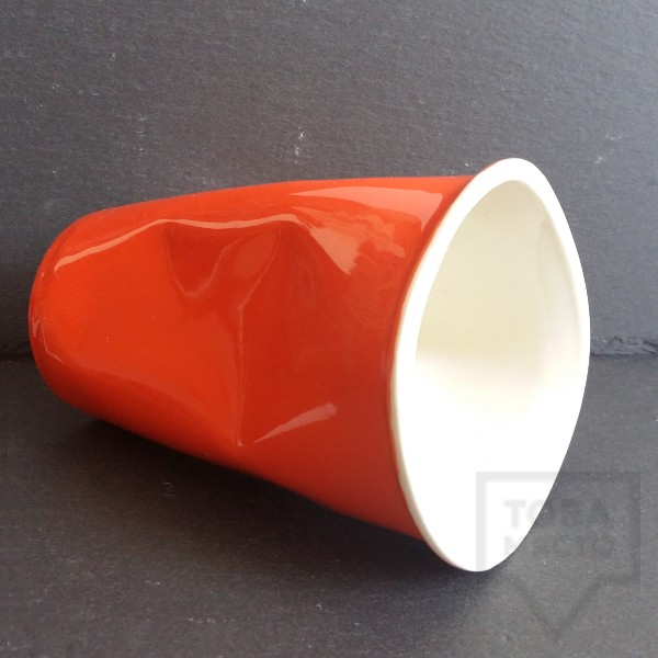 Ръчно изработена порцеланова чаша Korchev Design Studio - big orange