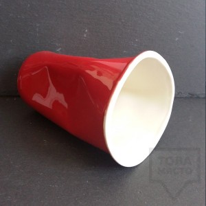 Ръчно изработена порцеланова чаша Korchev Design Studio - big red cup