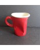 Ръчно изработена порцеланова чаша Korchev Design Studio - small red cup