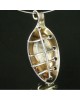 Ръчно изработен медальон Krasi&Iv - турмалинов кварц