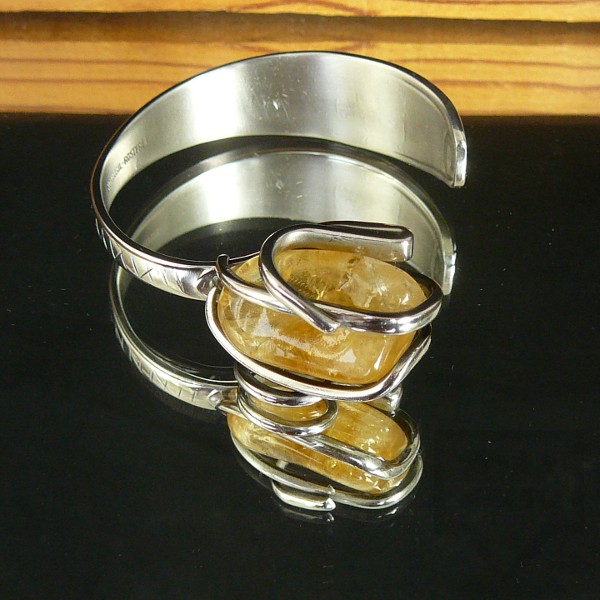 Ръчно изработена гривна Krasi&Iv - слънчева светлина - цитрин