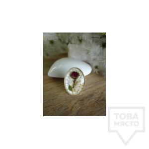 Дизайнерки пръстен MeganFlo - Пъпка от роза