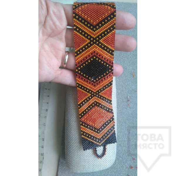 Дизайнерска гривна Songe - японски стъклени мъниста