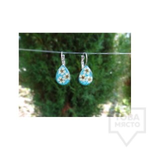 Дизайнерски обеци MeganFlo - Върбинка