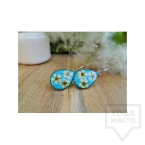 Дизайнерски обеци MeganFlo - Върбинка