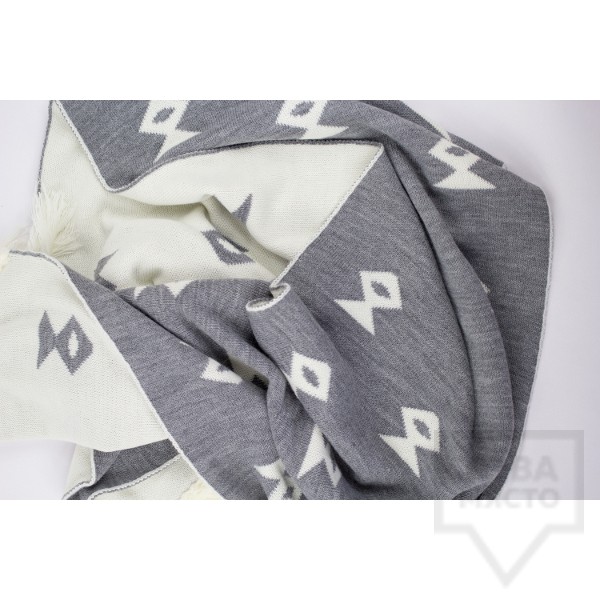 Дизайнерски зимен шал Shevitza- Chiprovtsi