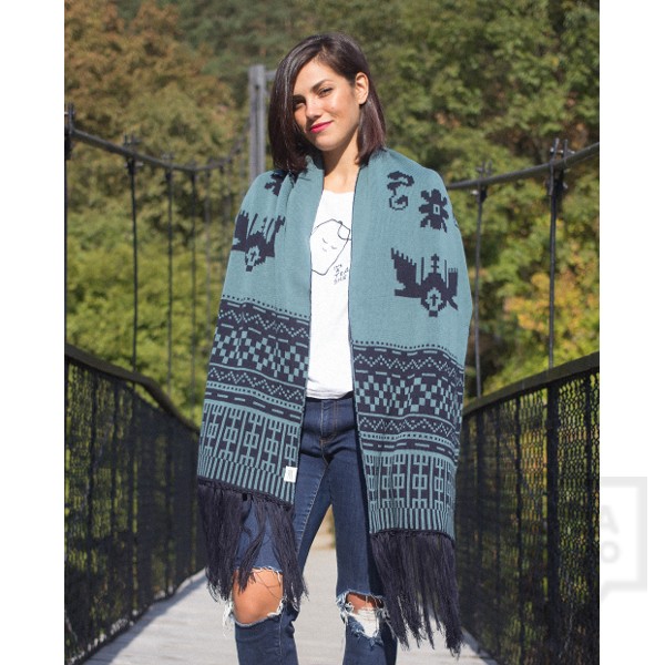 Дизайнерски зимен шал  Shevitza - Macedonia