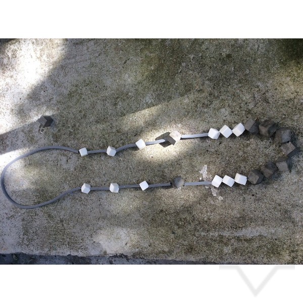 Дизайнерско колие Eva Pendientes - Квадрати