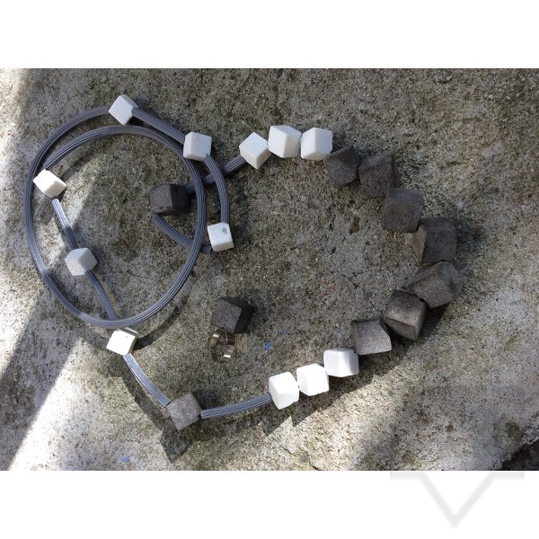 Дизайнерско колие Eva Pendientes - Квадрати