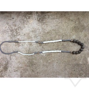 Дизайнерско колие Eva Pendientes - Стъклени маниста