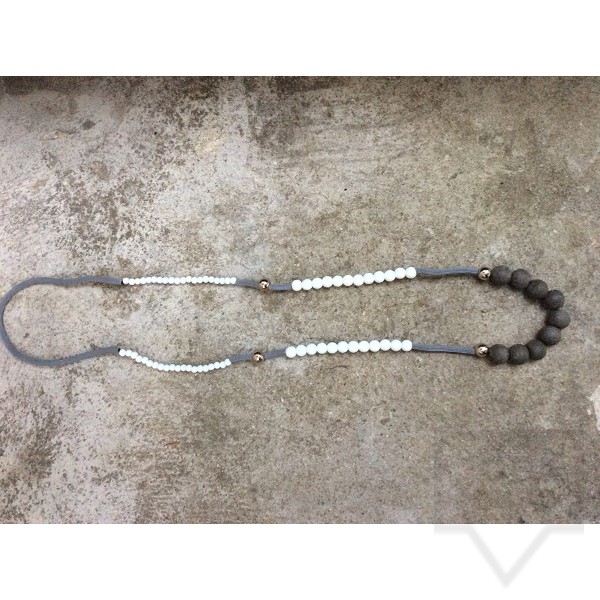 Дизайнерско колие Eva Pendientes - Стъклени маниста