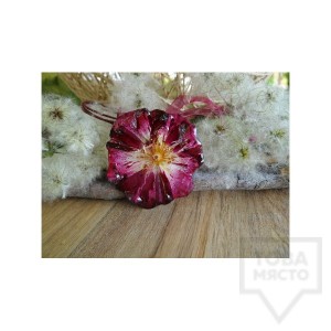 Дизайнерско колие MeganFlo - Пъстра роза