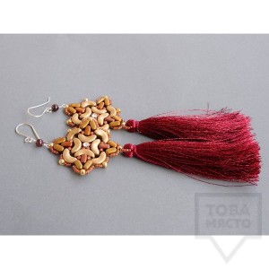 Обеци Songe - естествени перли