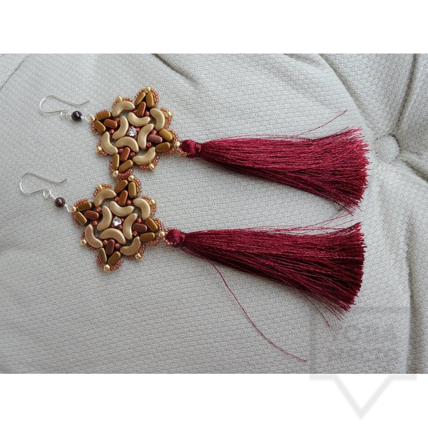 Обеци Songe - естествени перли