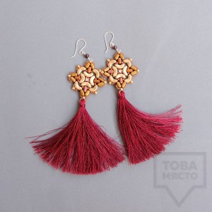 Обеци Songe - естествени перли