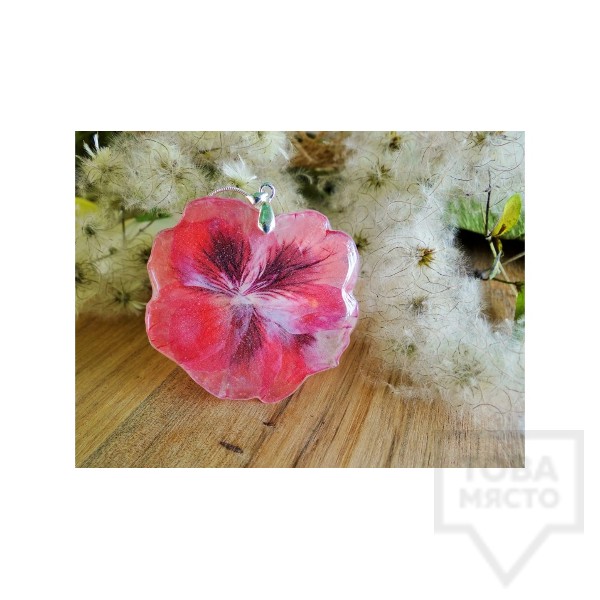 Ръчно изработен комплект Megan Flower - Цикламена Налба