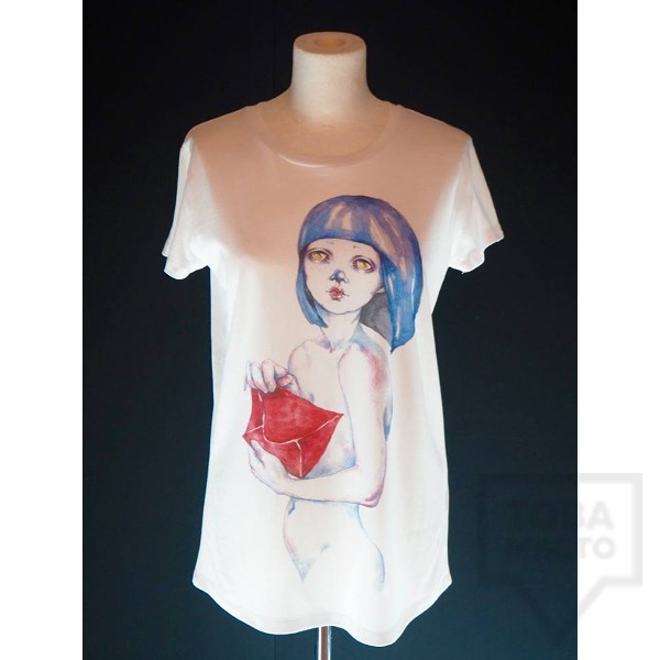 Ръчно рисувана тениска Dreams in Drawings - The Envelope