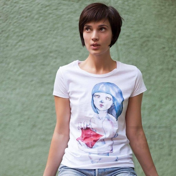 Ръчно рисувана тениска Dreams in Drawings - The Envelope