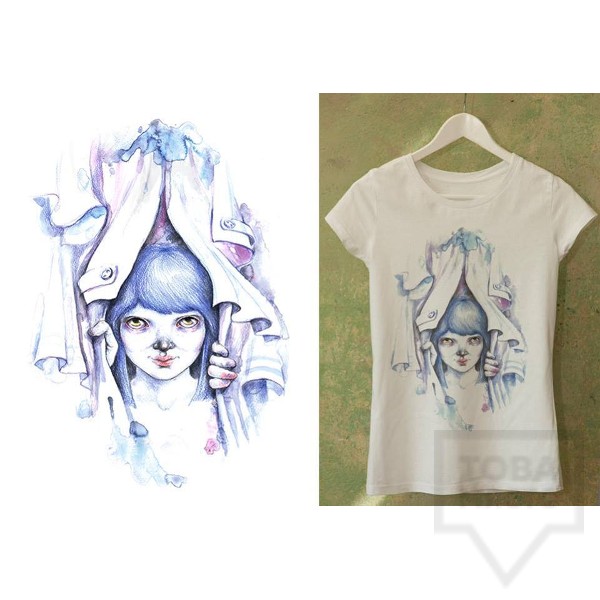 Ръчно рисувана тениска Dreams in Drawings - The Wardrobe