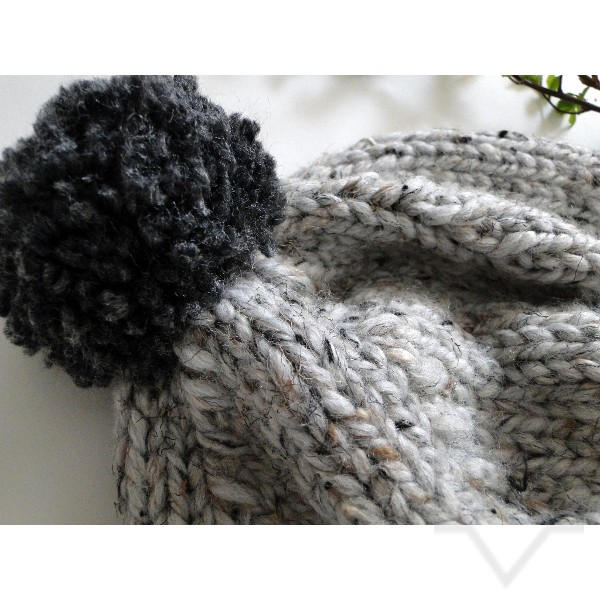 Зимна шапка Moxxy - grey